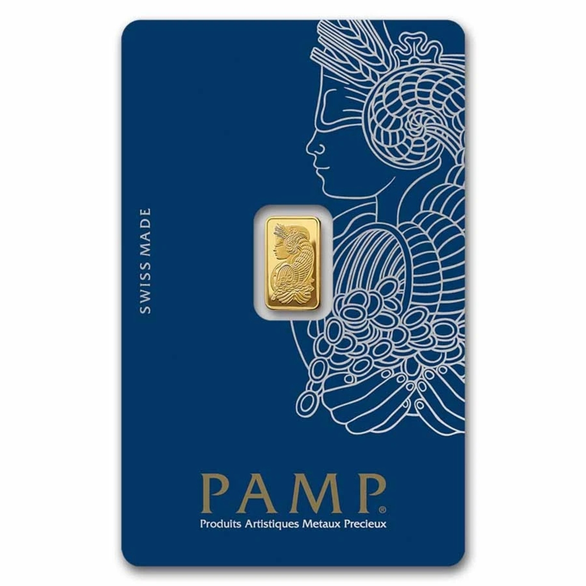 Picture of  PAMP Suisse Lady Fortuna Veriscan®  1 Gram Gold Bar - In Assay