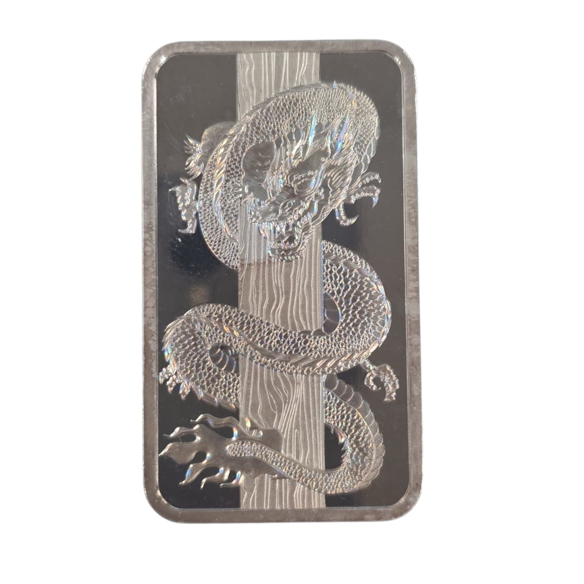 Picture of  2024 Pamp Lunar Year of the Dragon Holographic 50 Gram Circulated Silver Bar