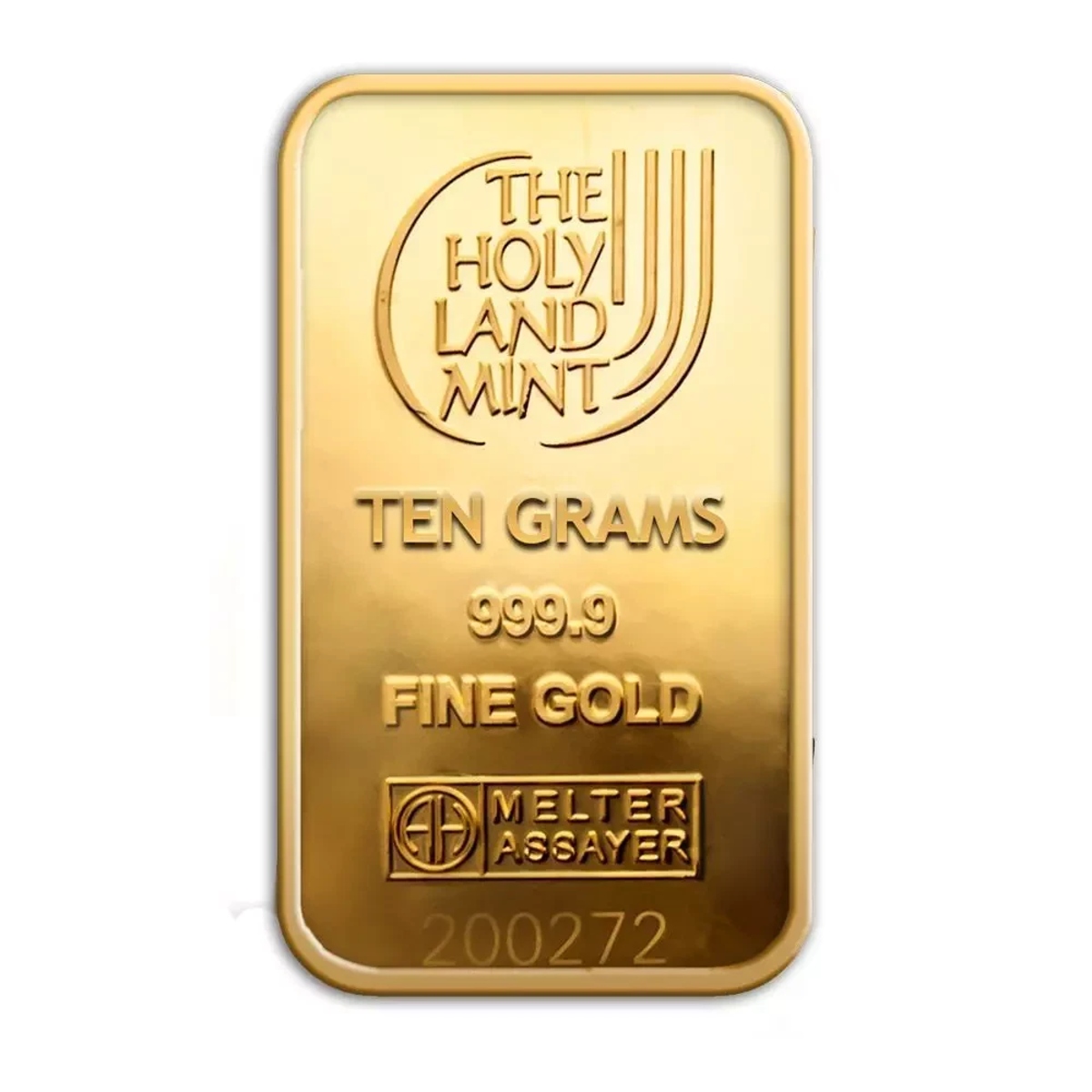 Picture of Holy Land Mint Dove of Peace 10 Gram Gold Bar - In Assay