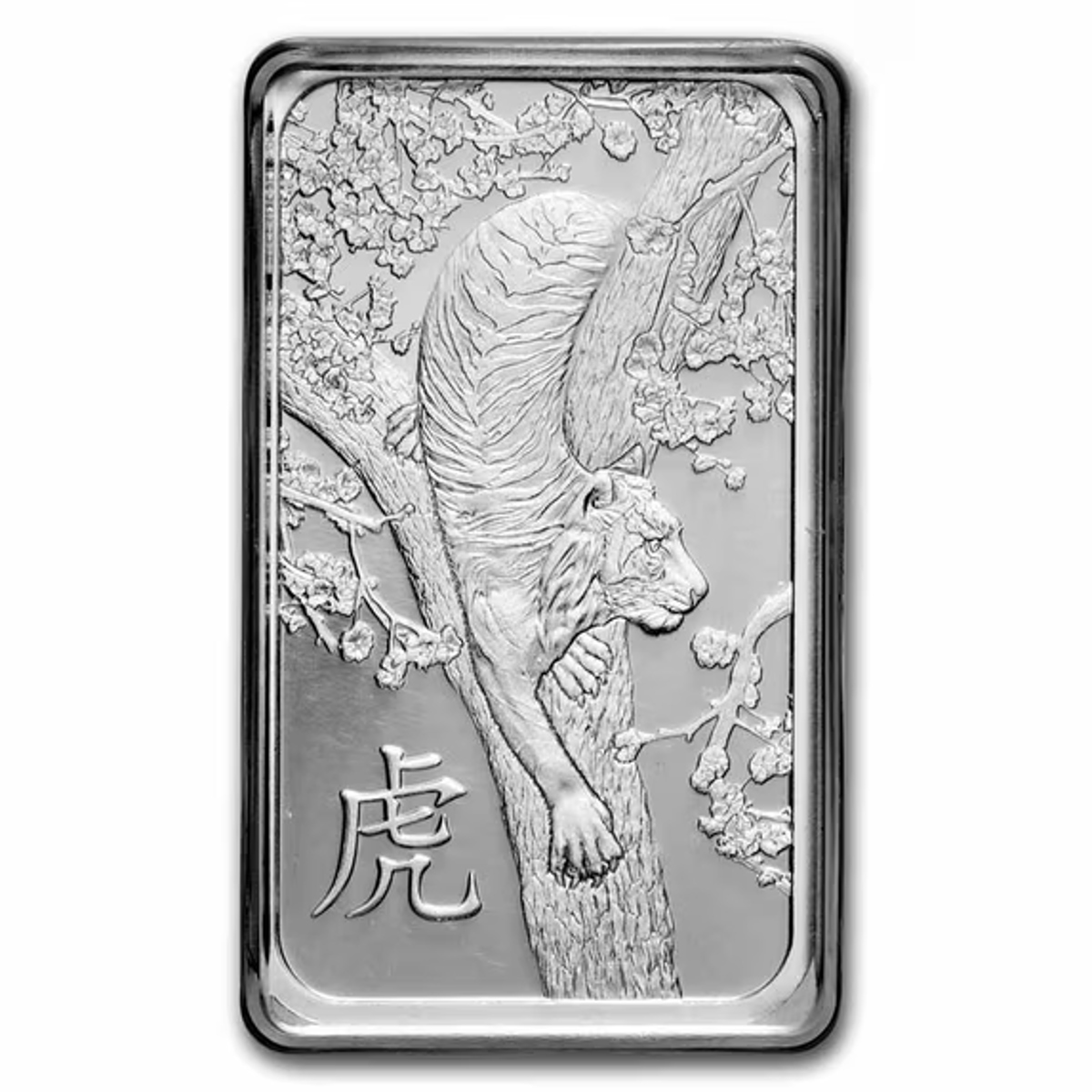 Picture of 2022 Pamp Suisse Lunar Year of the Tiger 1 oz Platinum Bar - In Assay