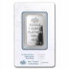 Picture of Pamp Suisse Lady Fortuna 1 oz Platinum Bar in Assay