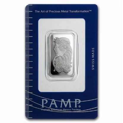 Picture of Pamp Suisse Lady Fortuna 20 Gram Platinum Bar - In Assay