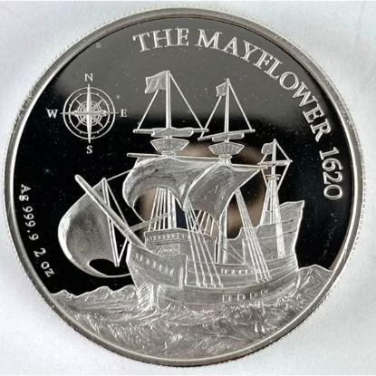 Picture of 2022 Niue The Mayflower 2 oz Silver Coin – Circulated (Secondary Market)