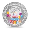 Picture of Pamp MMTC Happy Birthday Gift Box - 20 Gram Colorized Silver Coin - Yellow Box