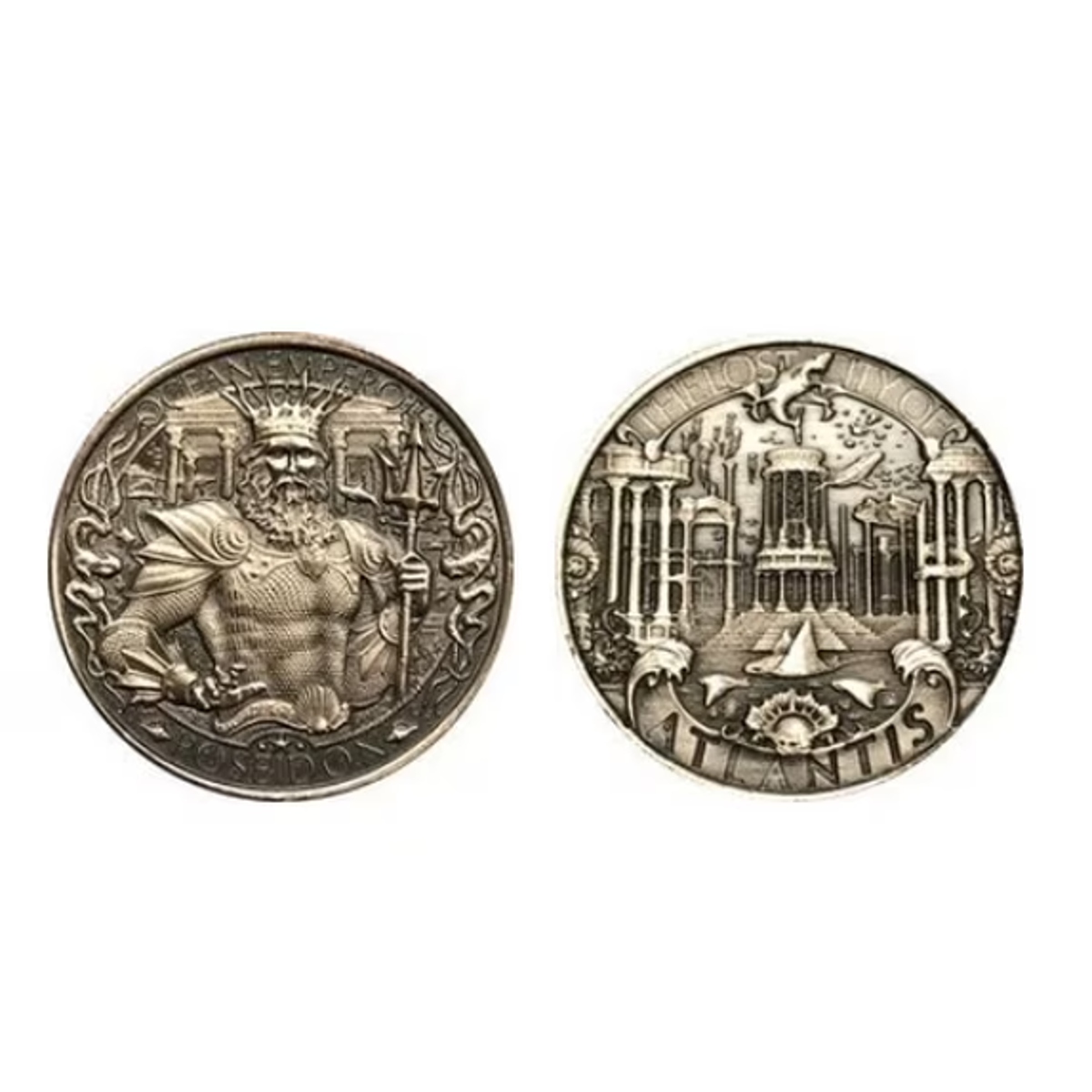 Picture of Mason Mint Lost City of Atlantis 1 oz Antique Silver Round