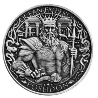 Picture of Mason Mint Lost City of Atlantis 1 oz Antique Silver Round