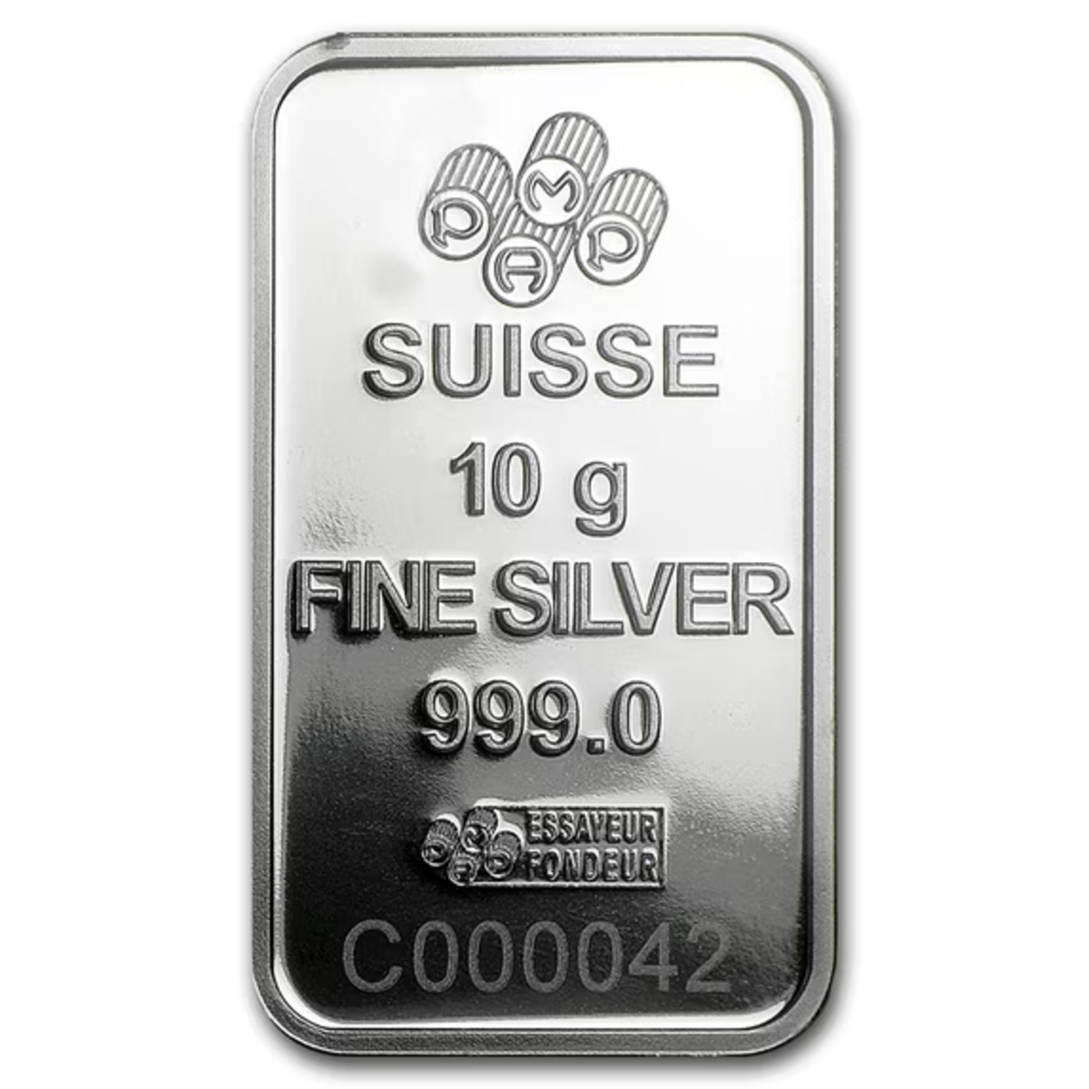 Picture of Pamp Suisse Religous Series Am Yisrael Chai 10 Gram Silver Bar - In Assay
