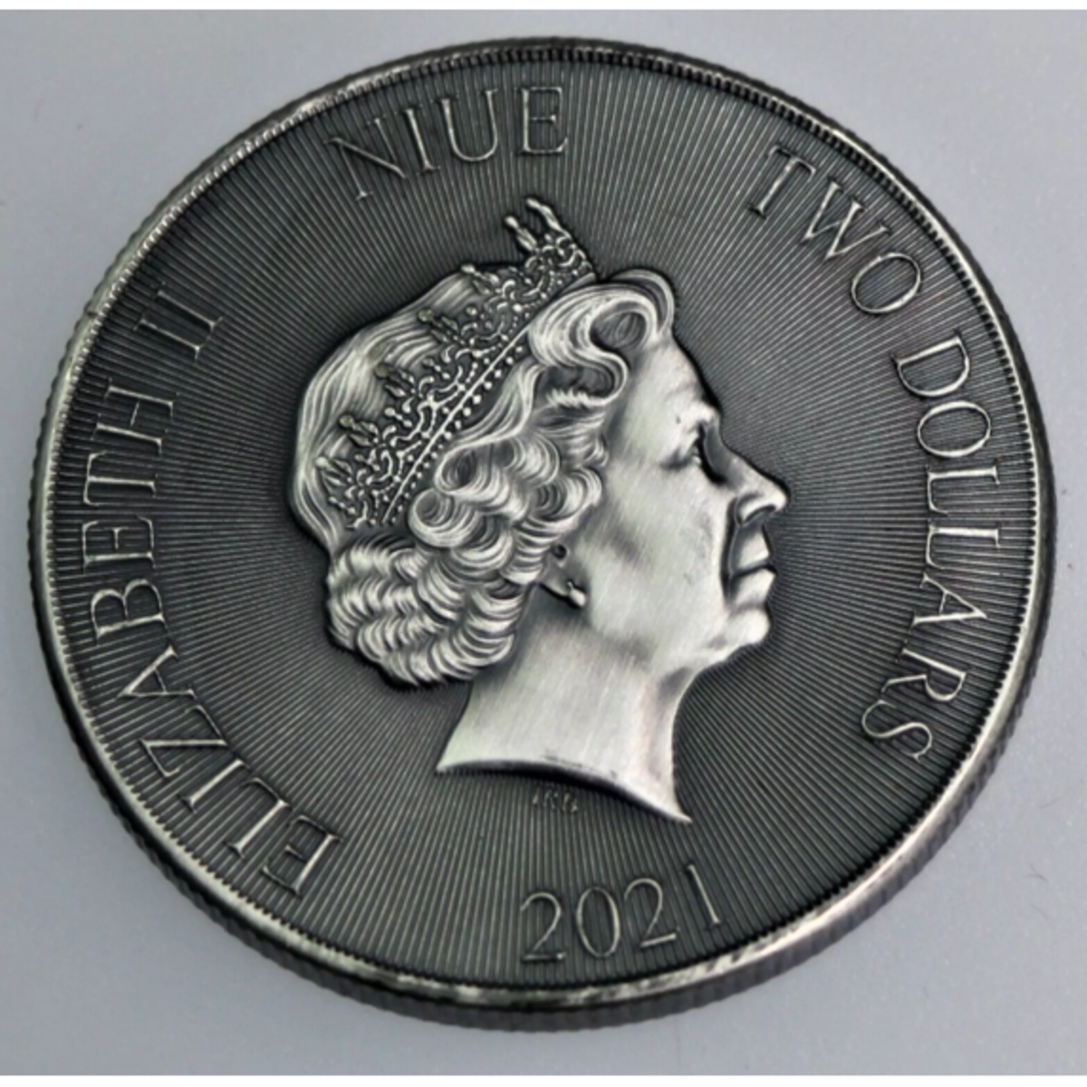 Picture of 2021 Mason Mint Outlaw Hero Robin Hood 1 oz Antique Silver Round