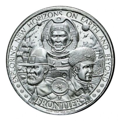 Picture of 2020 Mason Mint Frontiers Westward Ho! 1 oz Antique Silver Round