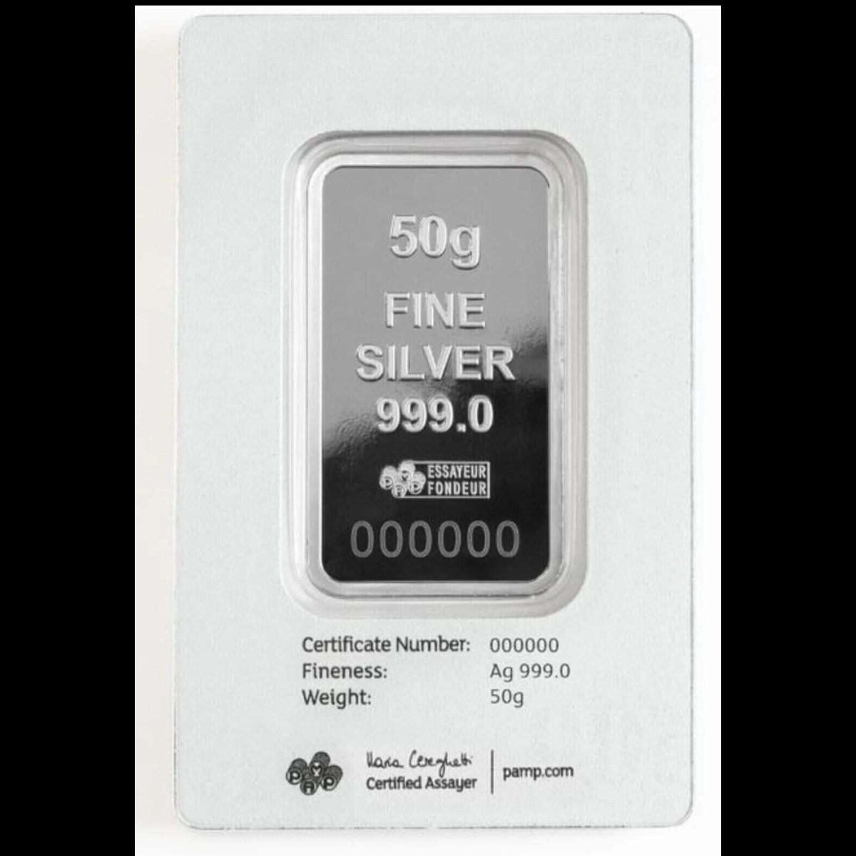 Picture of 2023 Pamp Suisse Morgan Tribute 50 Gram Silver Bar - In Assay