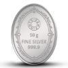 Picture of Pamp Mmtc Prince Oval Shaped 50 Gram Silver Coin - In Card