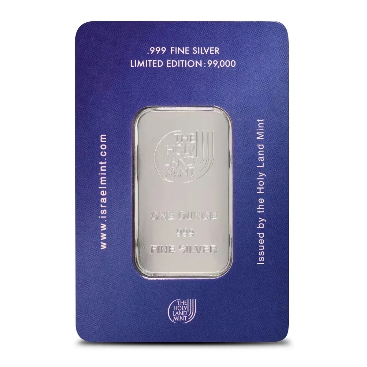 Picture of Holy Land Mint Dove of Peace 1 oz Silver Bar - Box of 50