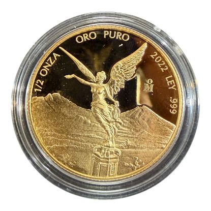 Picture of 2022 Mexico Libertad 1/2 oz Proof Gold Round