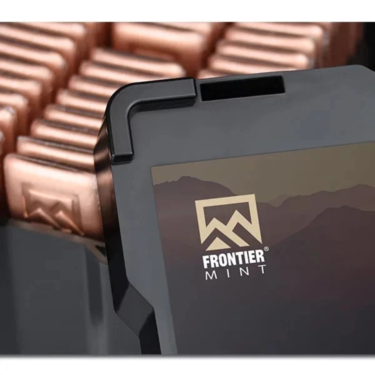 Picture of  Frontier Mint 500 oz Copper Monster Box - 50x 10 oz .999 Fine Copper Bars