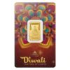 Picture of Pamp Sussie Diwali Lakshmi & Rangoli 5 Gram Gold Bar - In Assay Card
