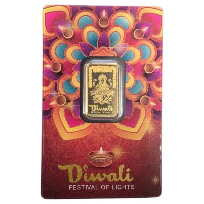 Picture of Pamp Sussie Diwali  5 Gram Gold Bar - In Assay Card