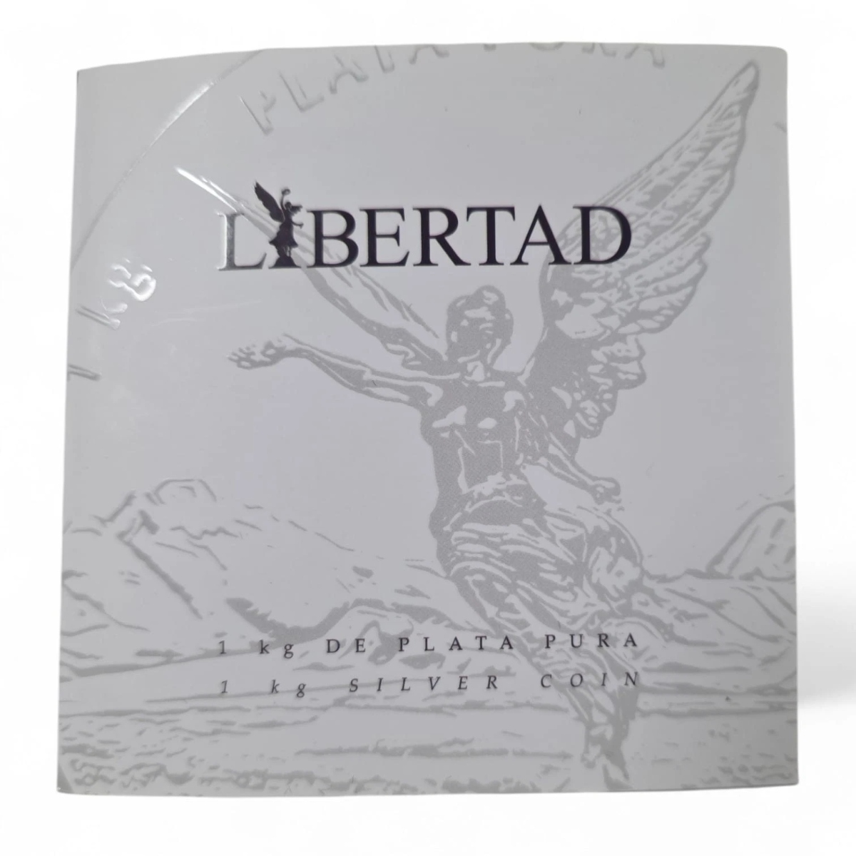 Picture of 2024 Mexico 1 Kilo Reverse Proof Libertad BU Silver Coin-In Deformed Capsule