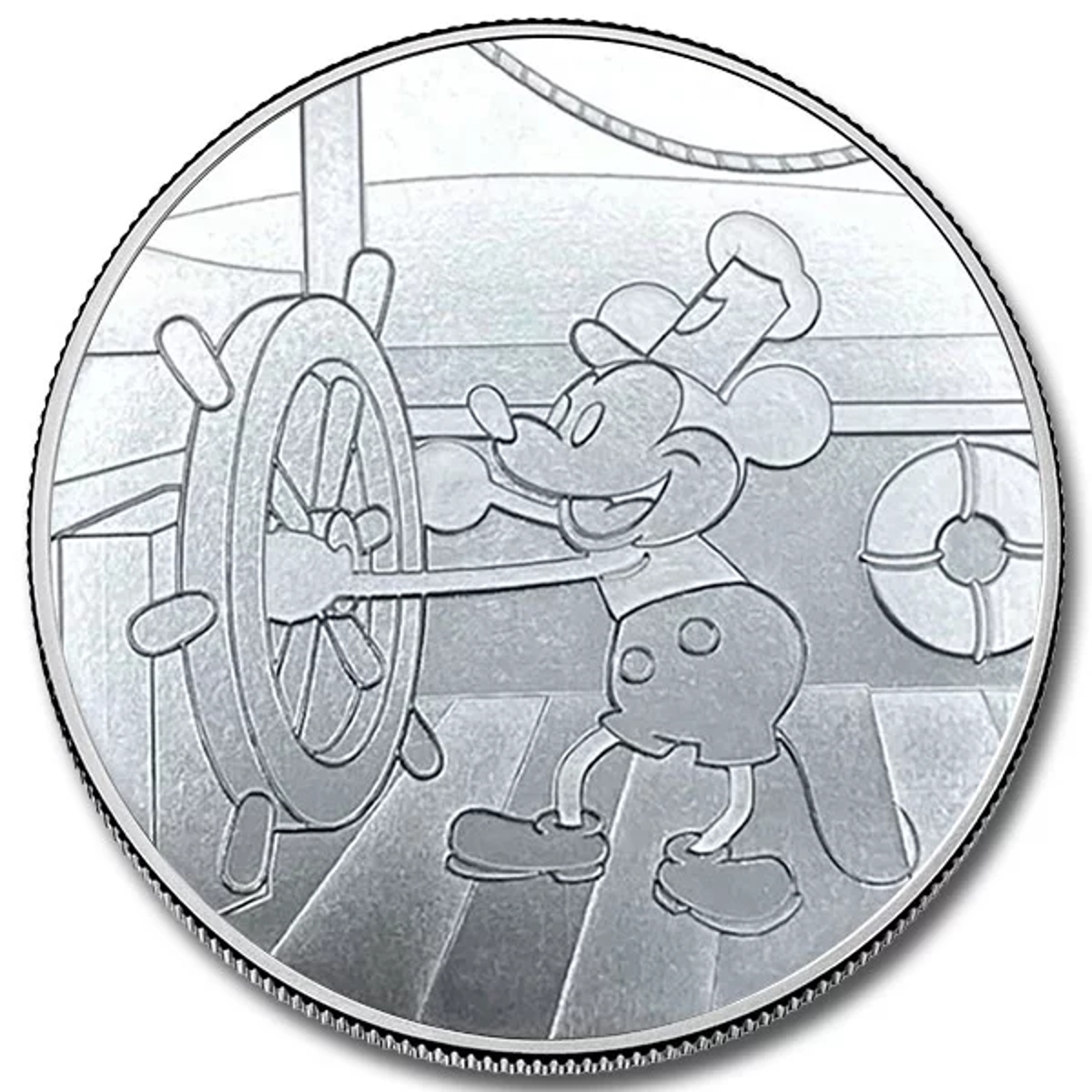 Picture of Steamboat Willie 1 oz .999 Fine Silver Round