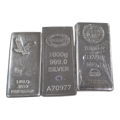 Picture of 1 Kilo Silver Bar-Secondary Market 